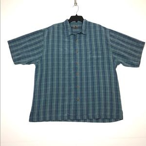 Tommy Baham Hawaiian Camp button down shirt XL